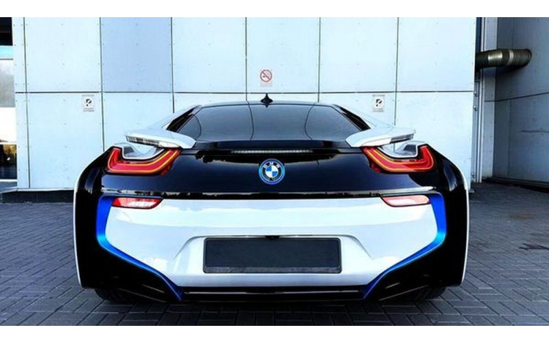 194 BMW I8 спорткар без водителя на фото съемки видео BDaV