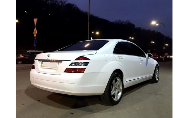 365 Mercedes Benz W221 белый на свадьбу с водителем 0md6