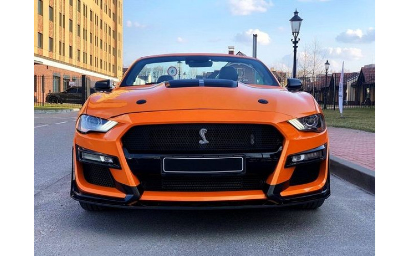 398 Кабриолет Ford Mustang GT оранжевый без водителя BDpD