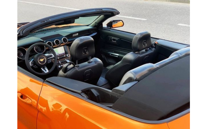398 Кабриолет Ford Mustang GT оранжевый без водителя BDpD